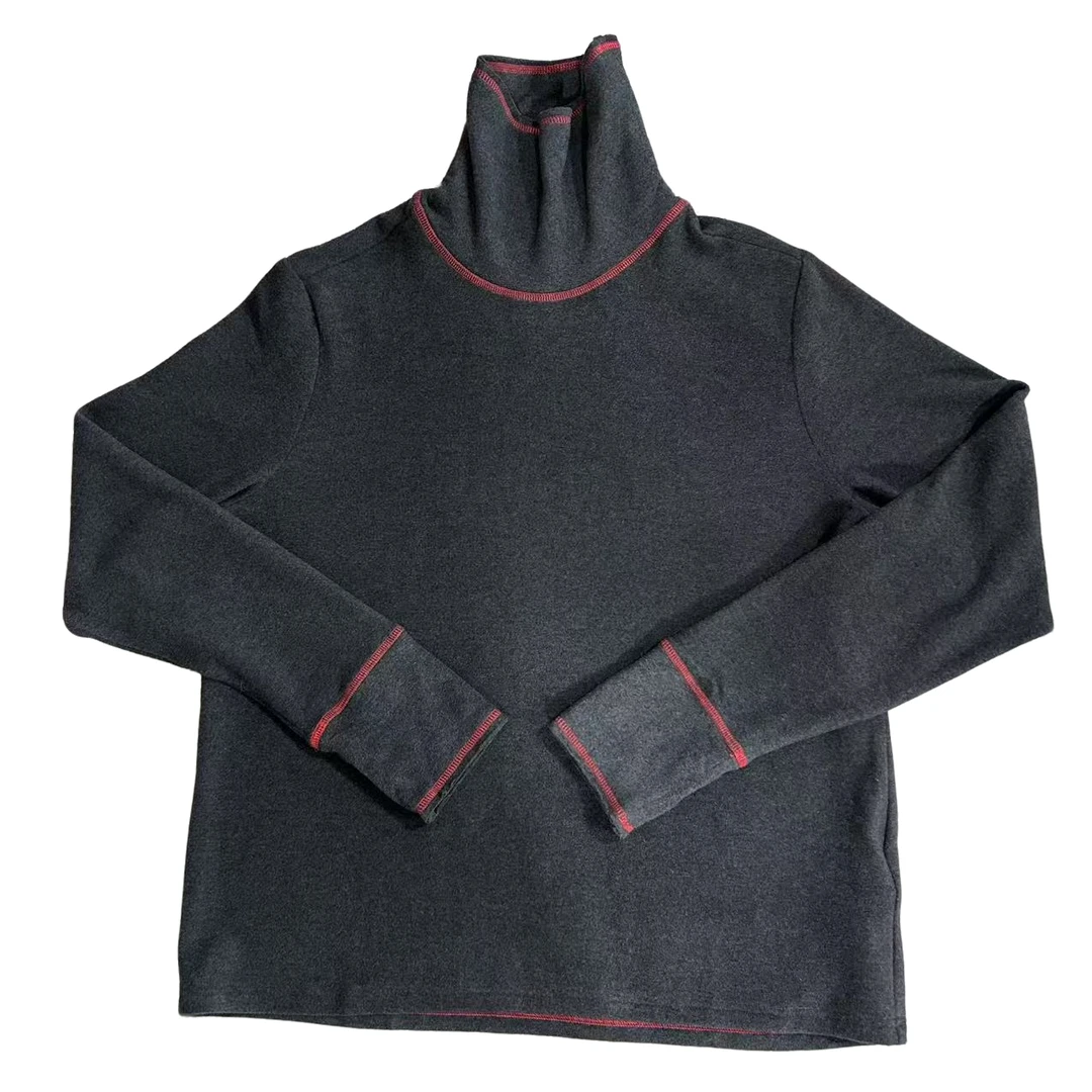 infobyfive2025秋冬新款澳绒高领拼色打底衫贰NF0511703