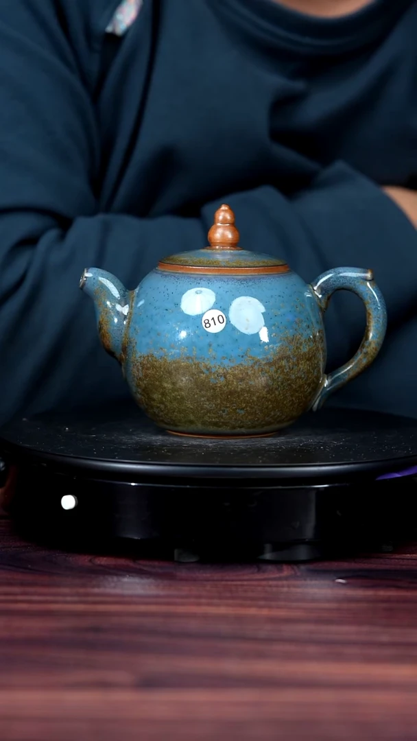 810#邢亚龙一级品原矿钧瓷福禄壶