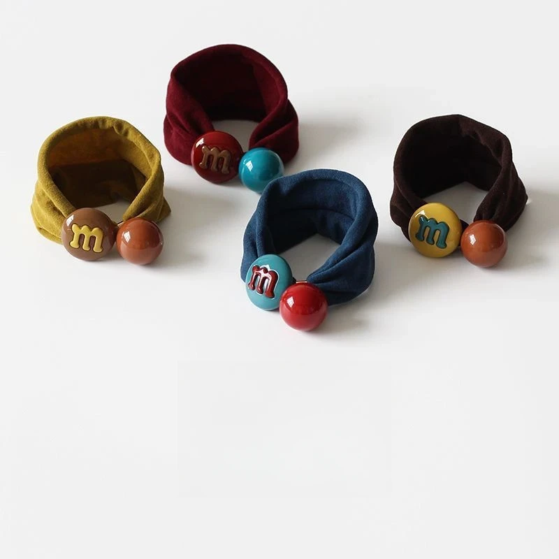 M豆发绳 高弹头绳彩色糖果色发圈简约网红可爱皮筋百搭头发饰少女