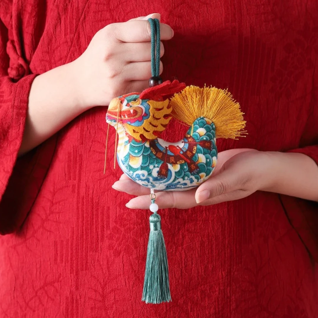 香包端午节艾草香囊民族风龙舟驱蚊车挂节日活动礼品手工成品挂件