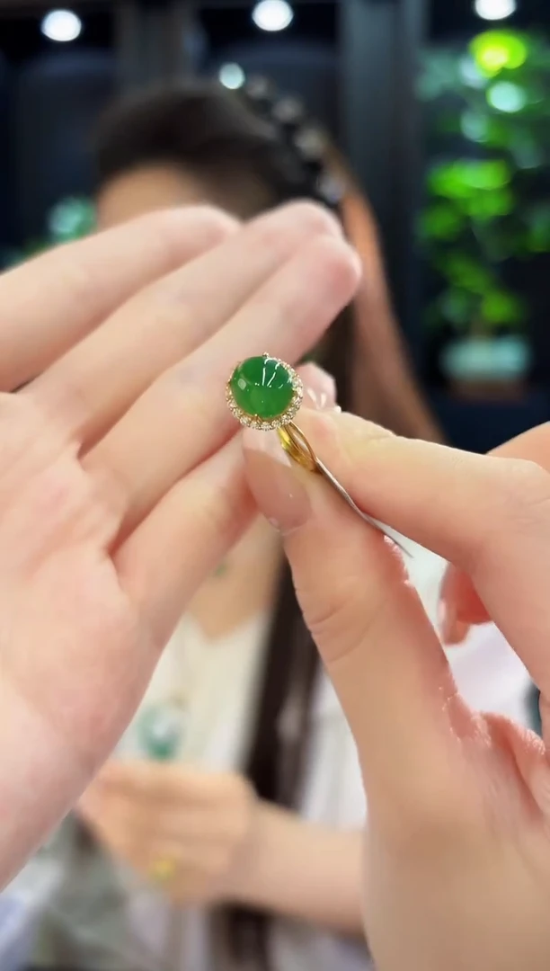 未镶嵌戒指翡翠 缅料A货/支持复检/一件