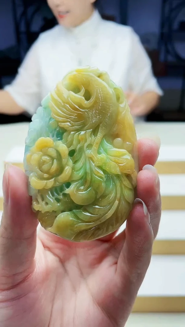 未镶嵌定制翡翠毛货09190259