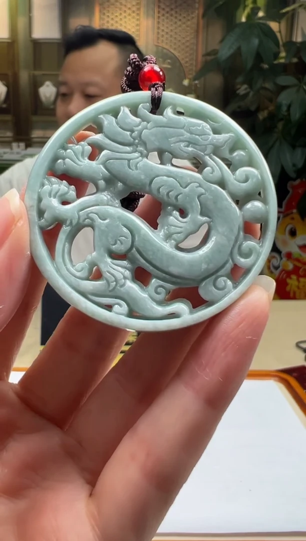 翡翠未镶嵌颈饰YY-2025-6-3-6