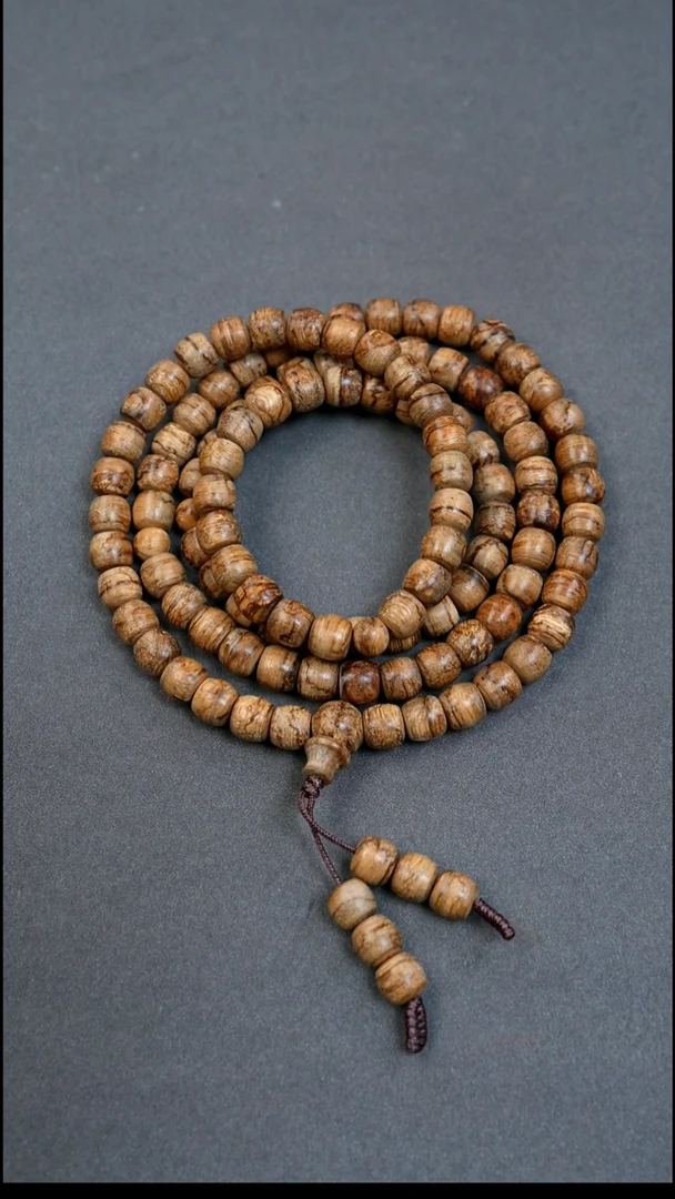 沉香手串7mm马尼涝桶珠多圈13.08g