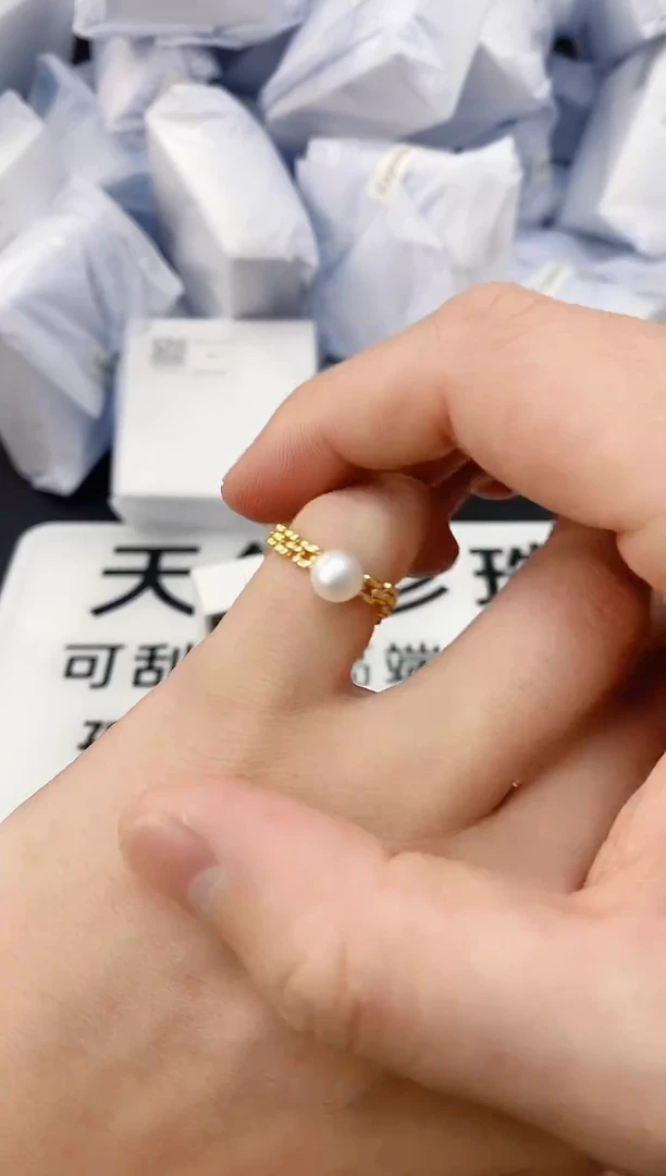未镶嵌耳饰淡水珍珠jz1023