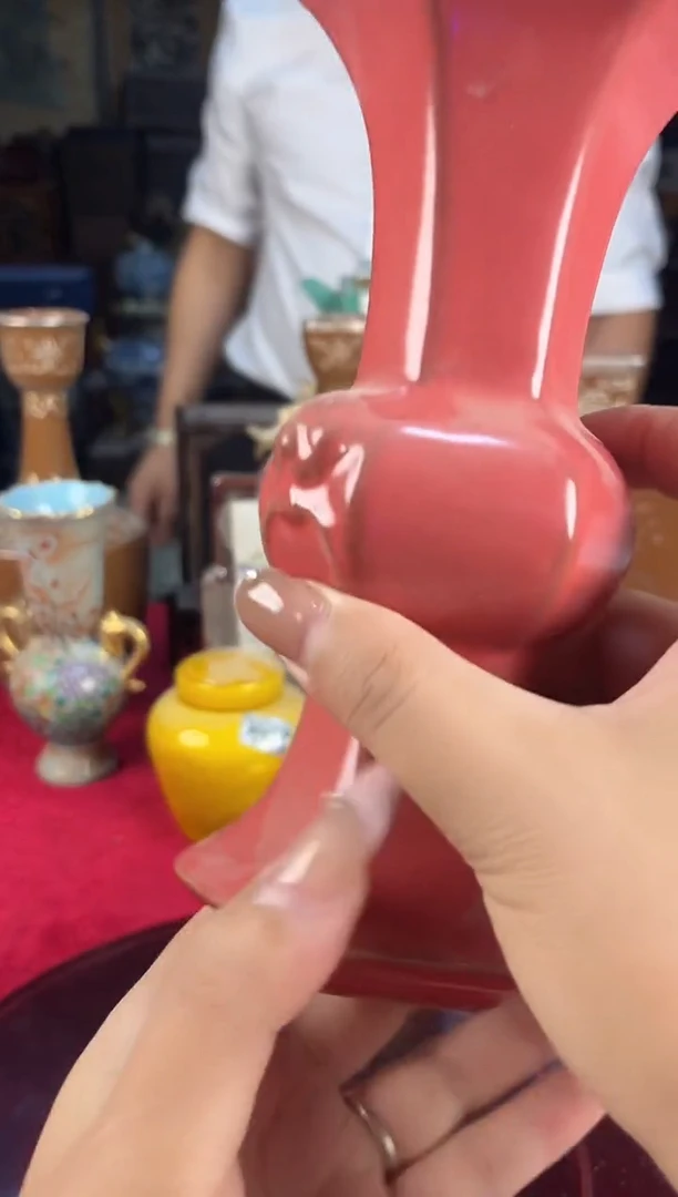摆件K297青花龙纹斗笠杯