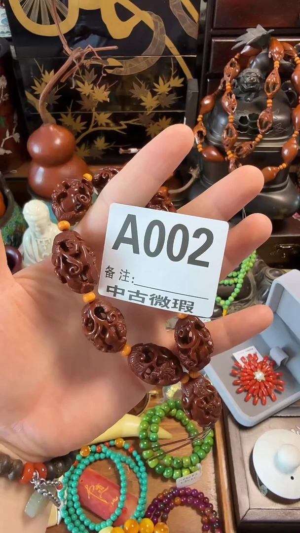 白*回流直播间摆件手把件