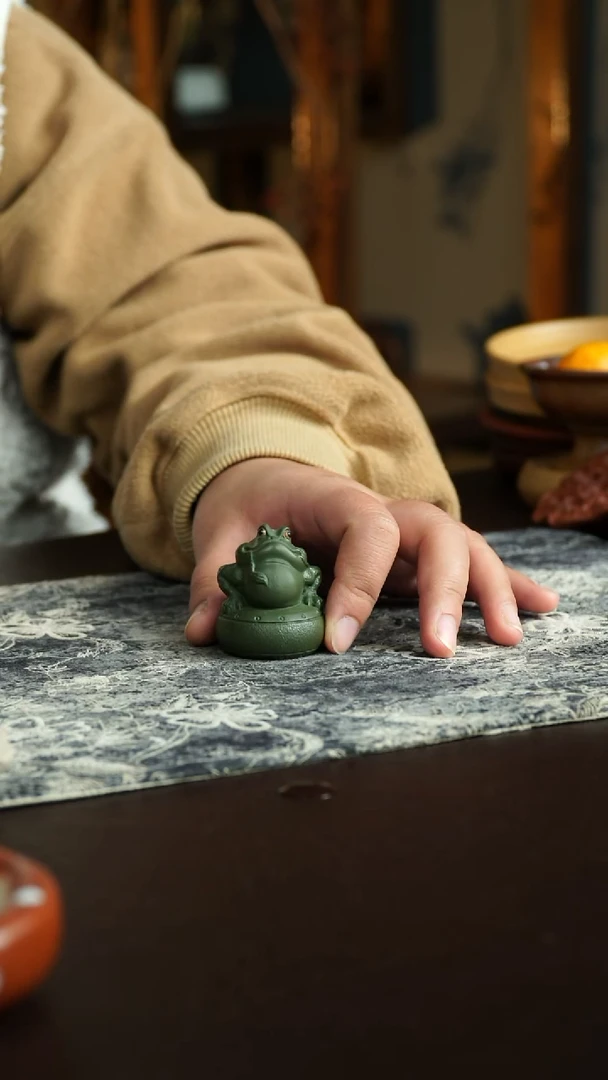 茶杯紫砂16号 特价金蟾茶宠 宜兴紫砂原矿作品