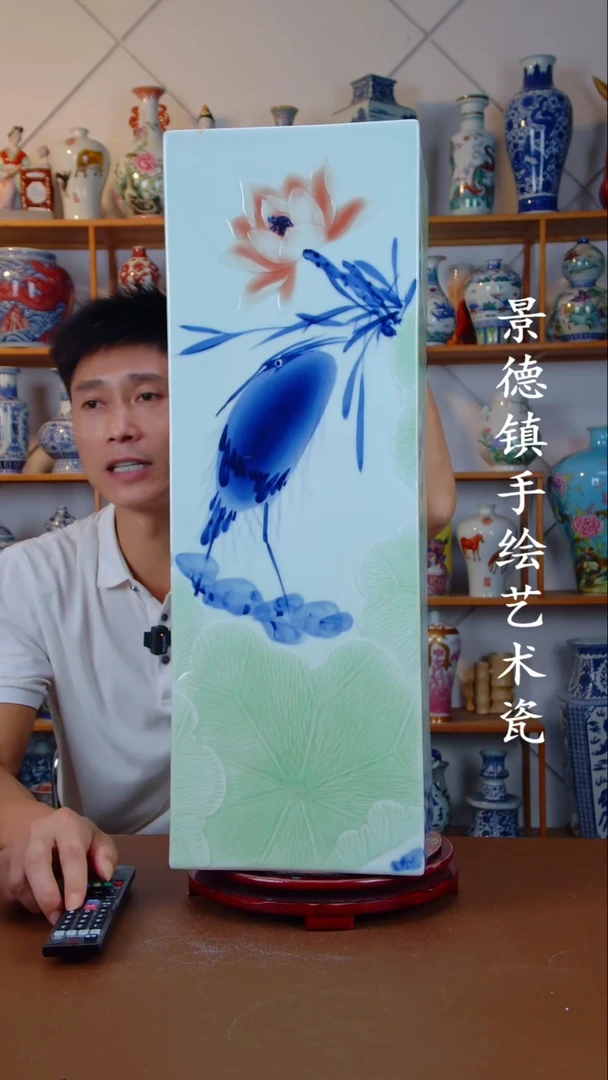 现代景德镇手工手绘陶瓷摆件55