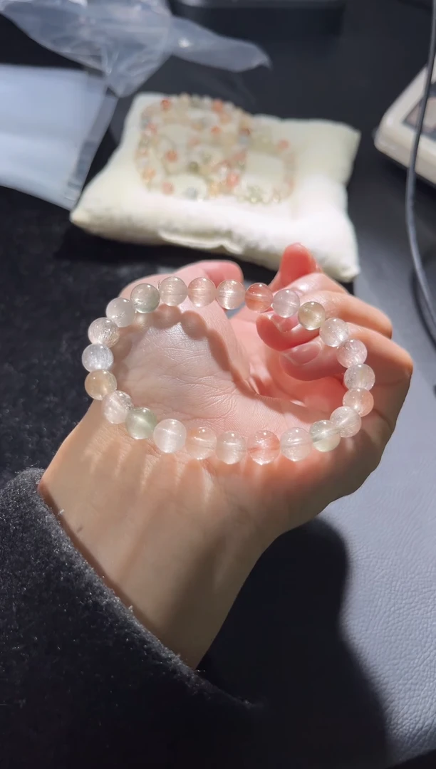 未镶嵌手串水晶128彩兔毛出厂价默认微瑕8+