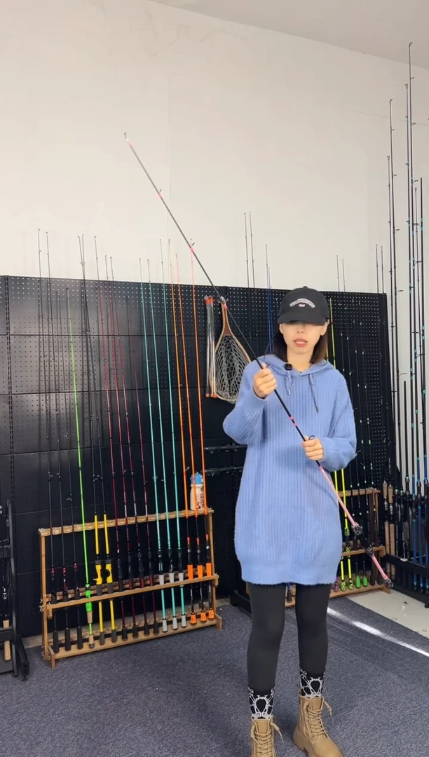 1.8m碳素1号1.8米直柄桃粉（不退不换）