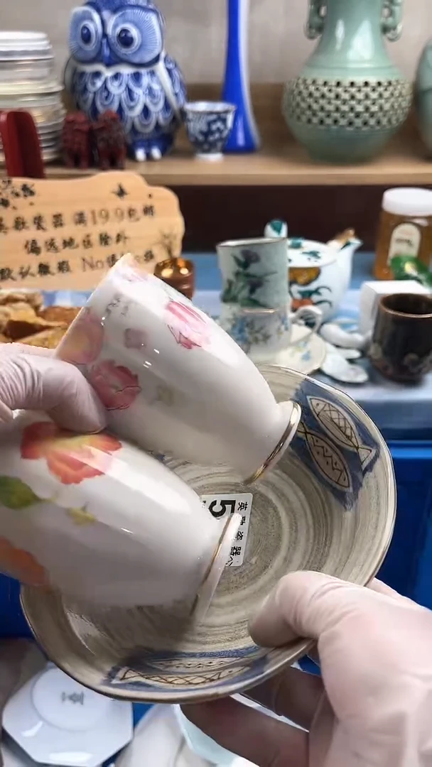 瓷片小*哥英歌瓷器满19.9包邮