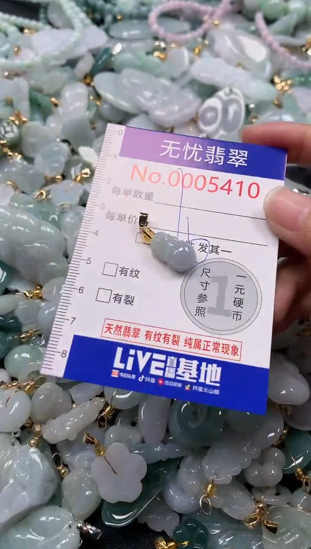 吊坠(不含链)未镶嵌翡翠5410
