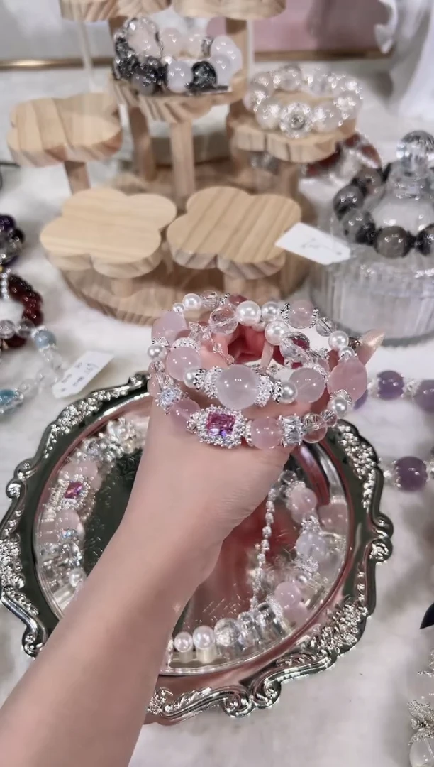 【闪购商品】水晶手链未镶嵌天然水晶默认微瑕 多样性发货发其一