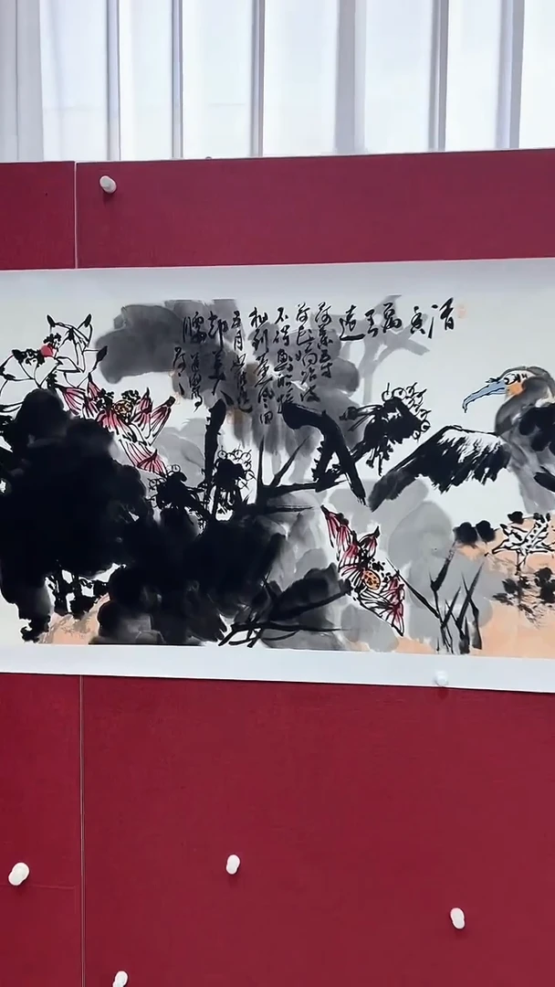 国画往**昔李进潮绘画12pc花鸟