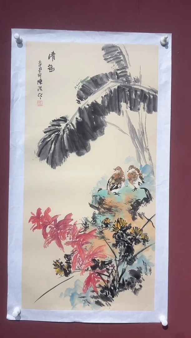 国画陈浩花鸟精品线上专属