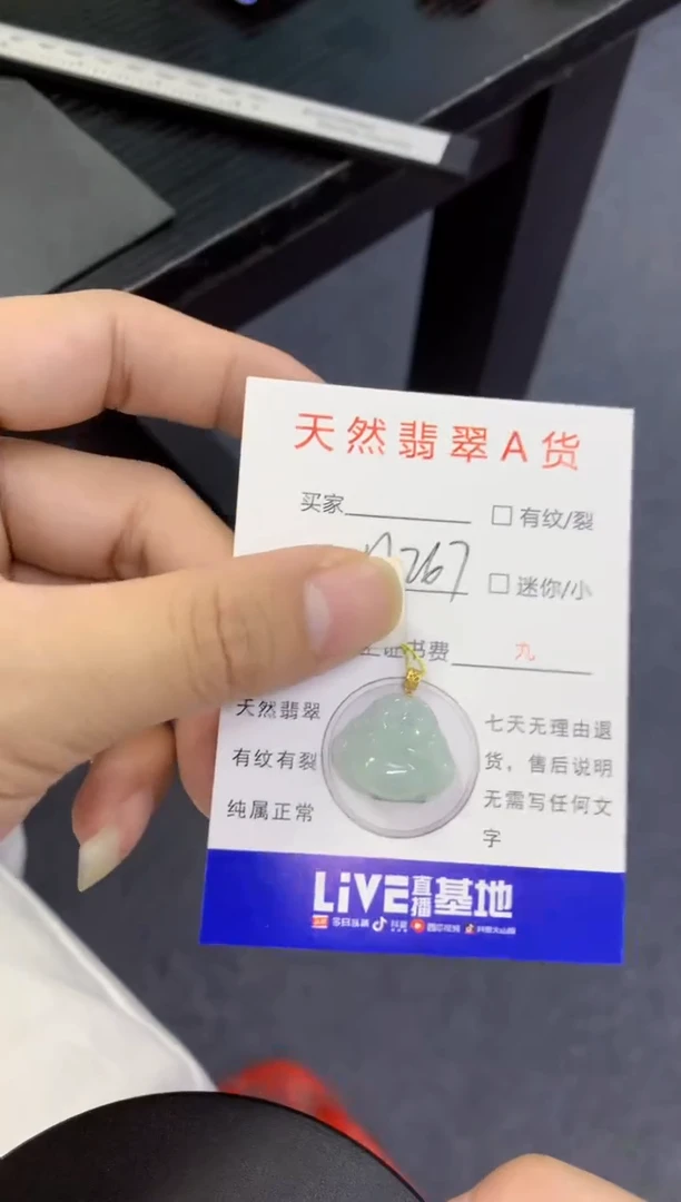 颈饰18K金镶嵌翡翠1111111111