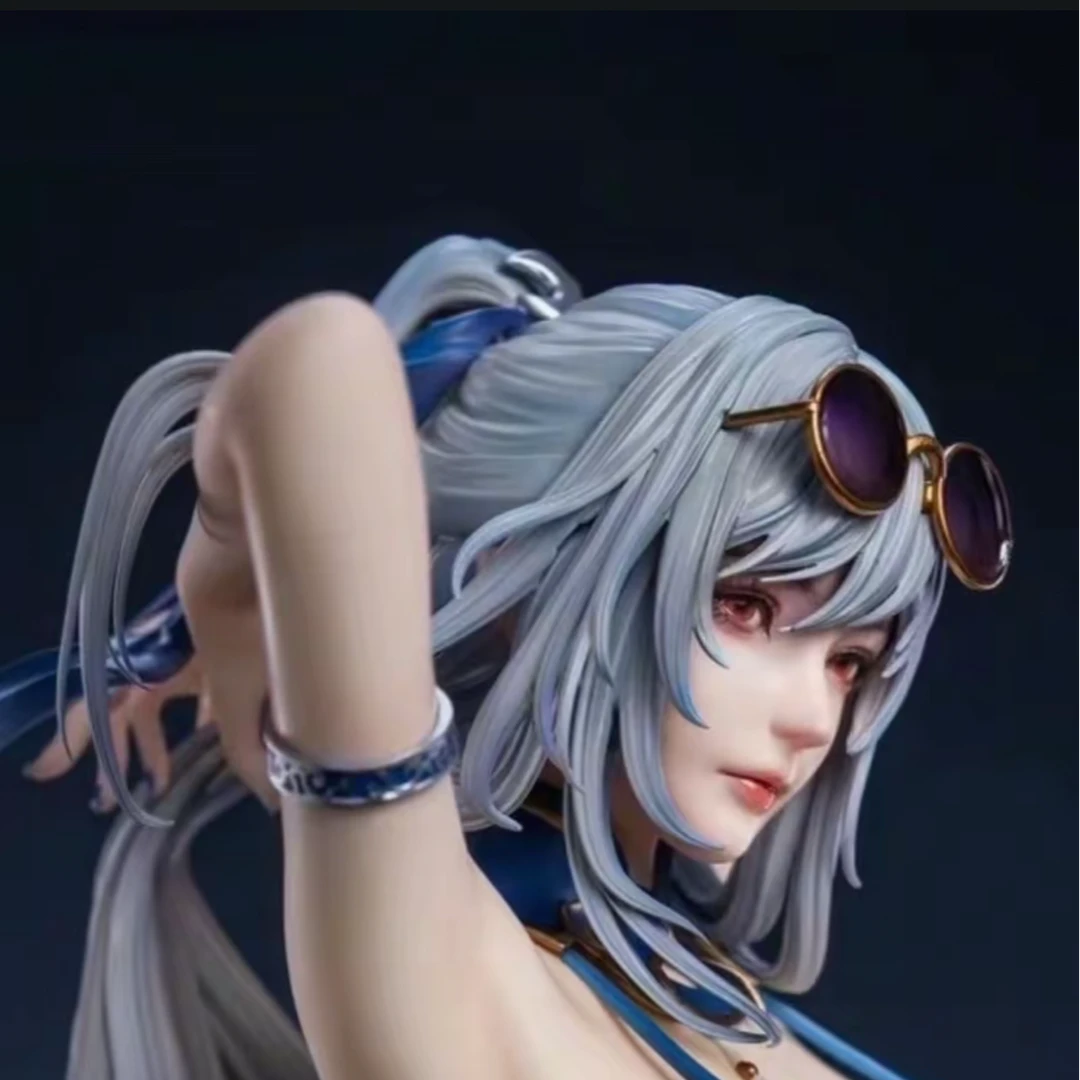 【新品爆款】瓦尔基里泳装镜流美女游戏动漫手办模型雕像美少女手办