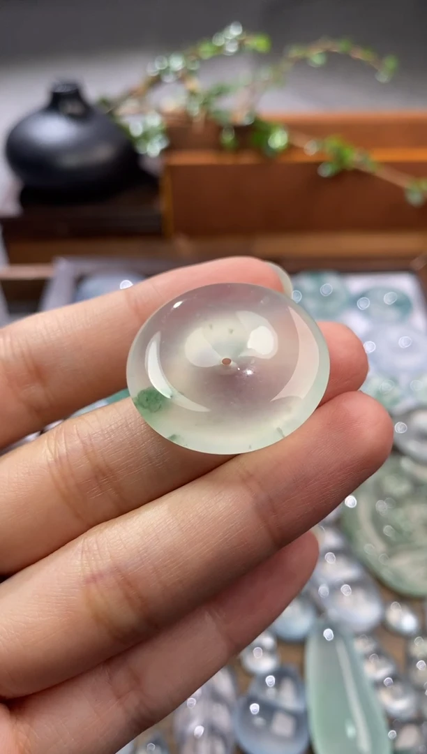 吊坠(不含链)未镶嵌翡翠扣子