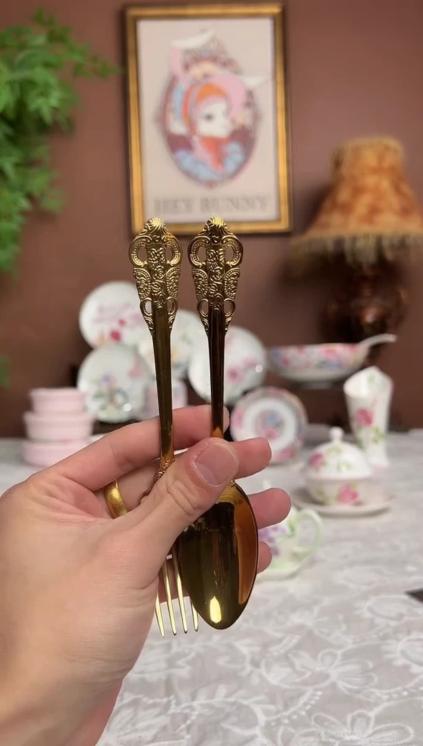 36%以上骨粉骨瓷皇冠一叉一勺