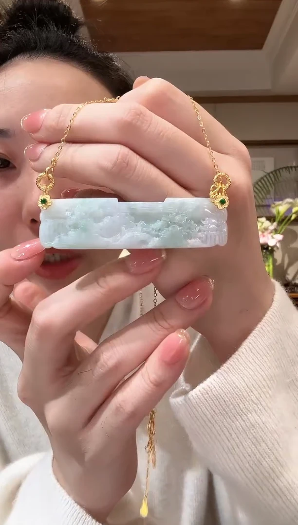 【闪购商品】翡翠颈饰未镶嵌国风