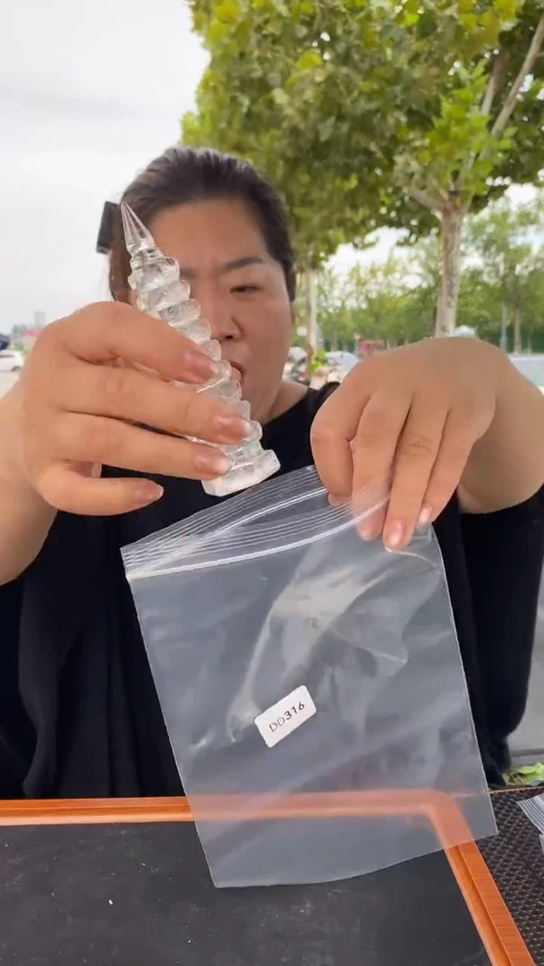 未镶嵌珠宝半成品水晶白水晶文昌塔D316
