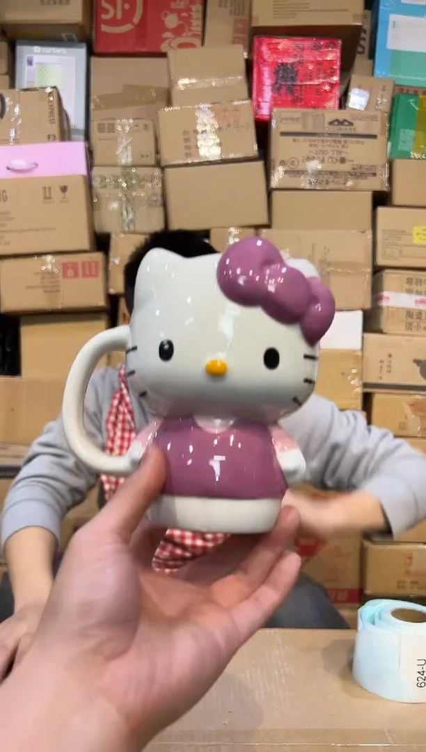 【闪购商品】杯陶瓷粉色kt全身杯