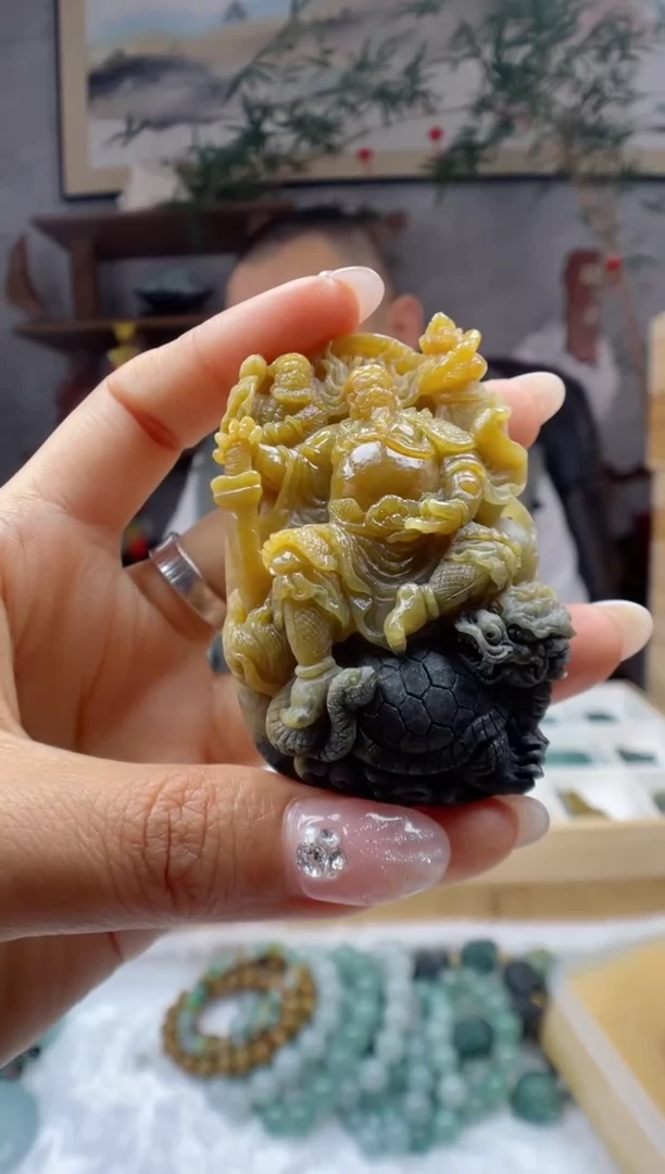 【闪购商品】定制翡翠未镶嵌真武