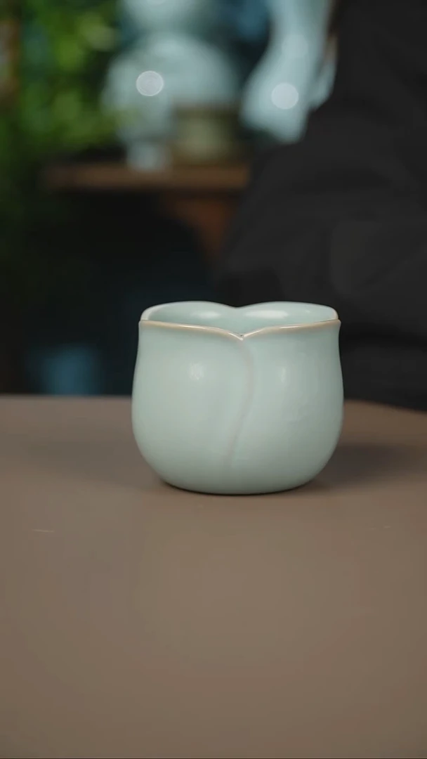 天青玉兰杯微暇1