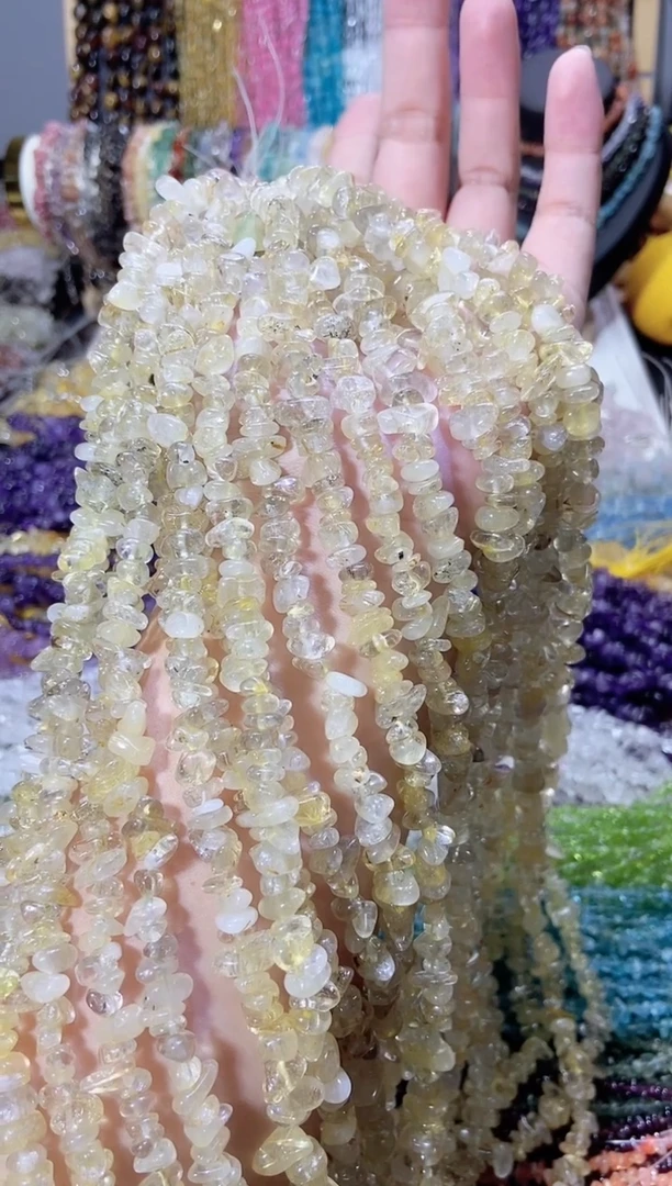 未镶嵌珠宝半成品水晶金发晶