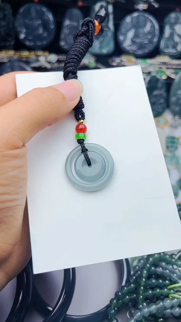 颈饰未镶嵌翡翠柒*后子母扣