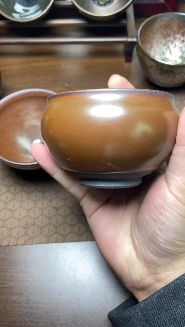 茶盏陶瓷建盏茶器 5