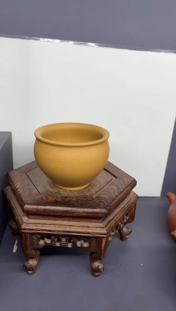 茶壶紫砂黄金段 圆融杯