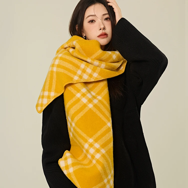 【于月专属 】全智贤同款围巾女冬季2024新款韩版百搭围巾帽子一体