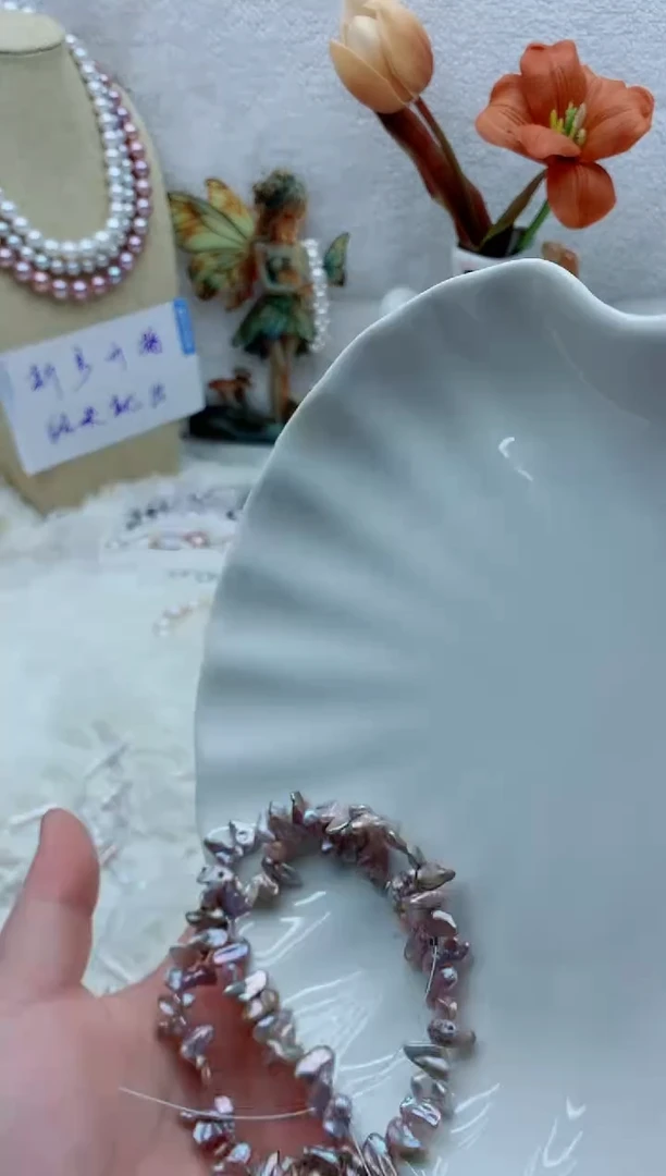 未镶嵌耳饰淡水珍珠石****院不做扣头（非无瑕）
