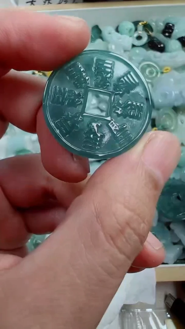 散珠翡翠499号，A货翡翠