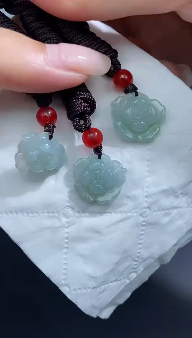 颈饰未镶嵌翡翠天然翡翠A货59