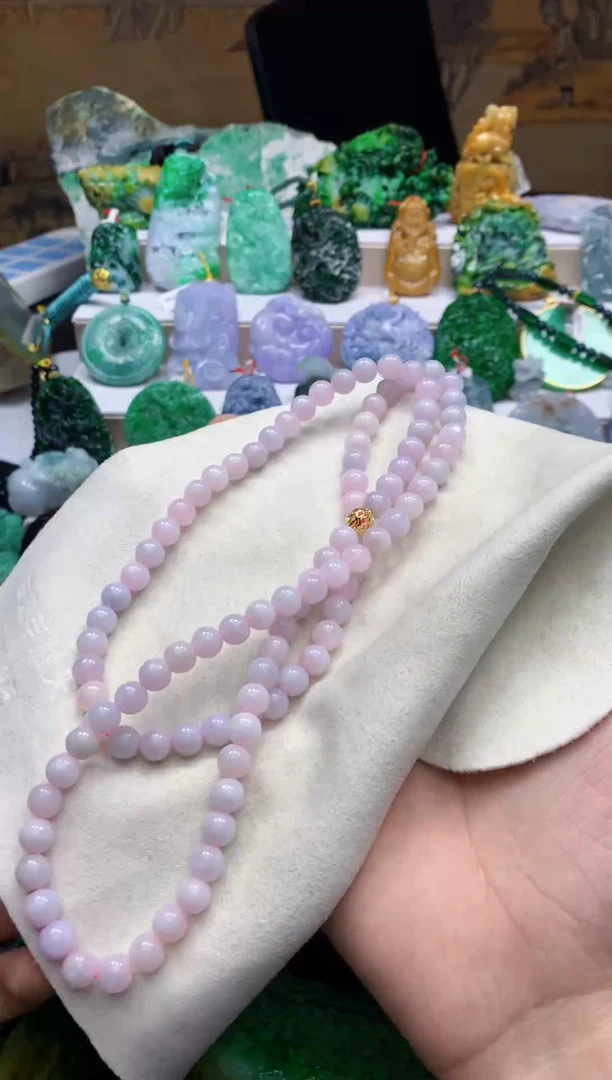 颈饰未镶嵌翡翠天然A货翡翠