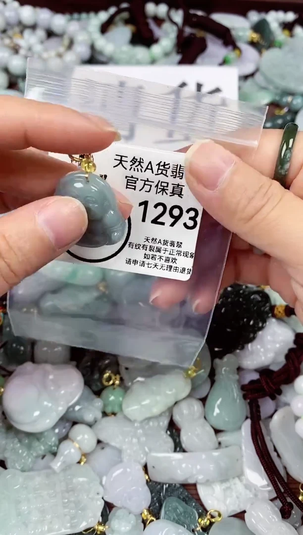 【闪购商品】翡翠颈饰未镶嵌天然A货翡翠1293