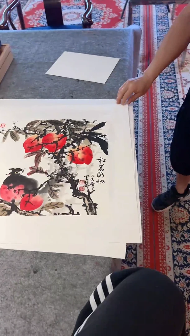 书法汤天碧国画展品1