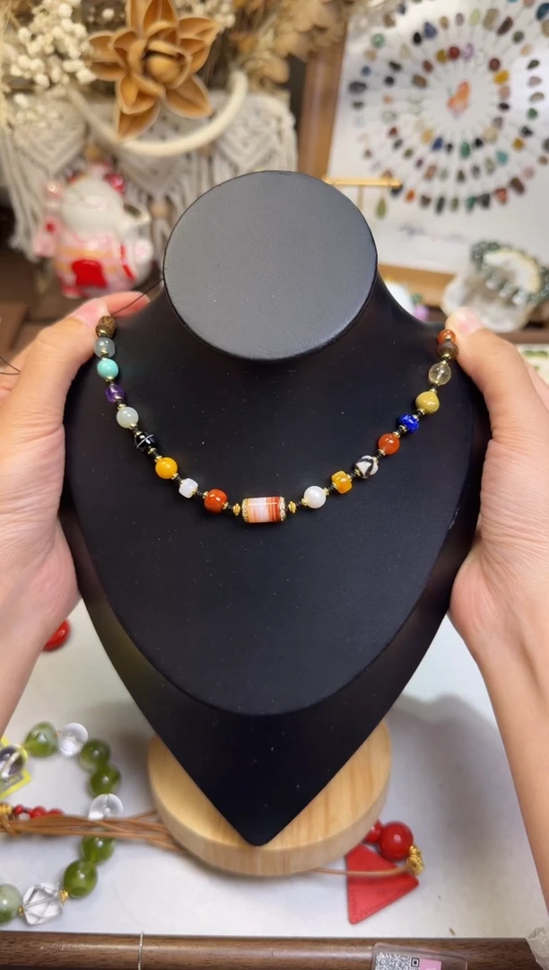 水晶摆件未镶嵌项链