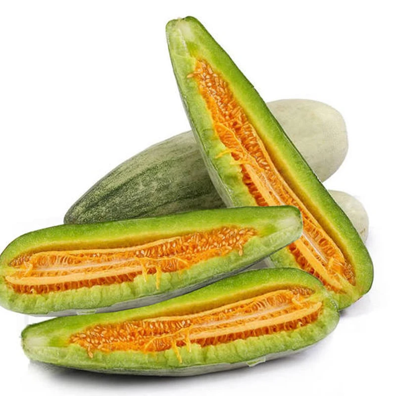 羊角蜜甜瓜约1.1斤-1.4斤/个