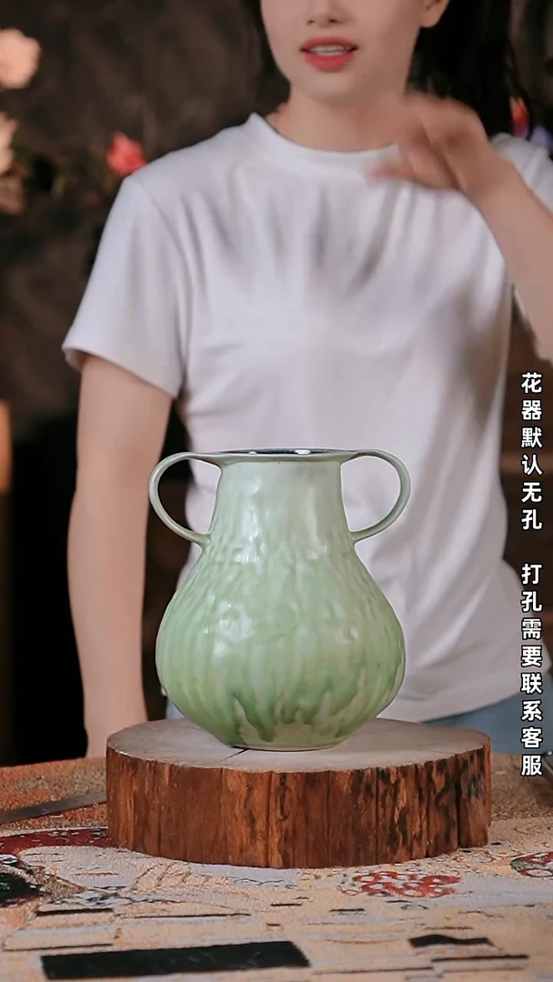 摆件景德镇花器摆件8*20