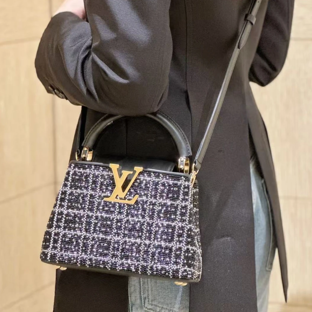 99新 LouisVuitton/路易威登 坤球奢选 lv24ss秀款迷你卡普森包