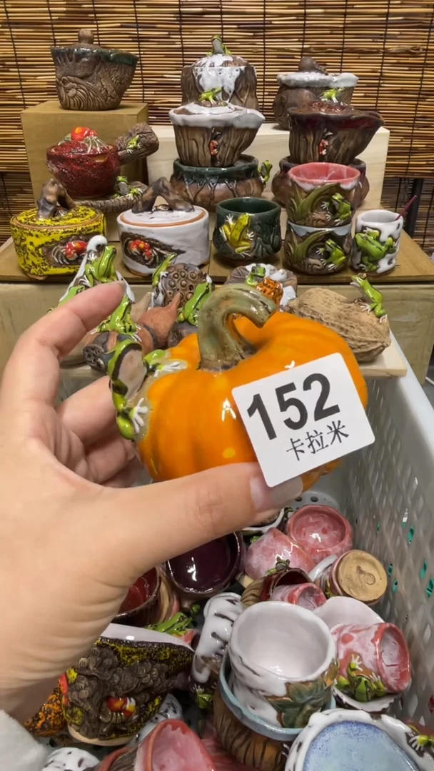 木*152精美粗陶手工柴烧
