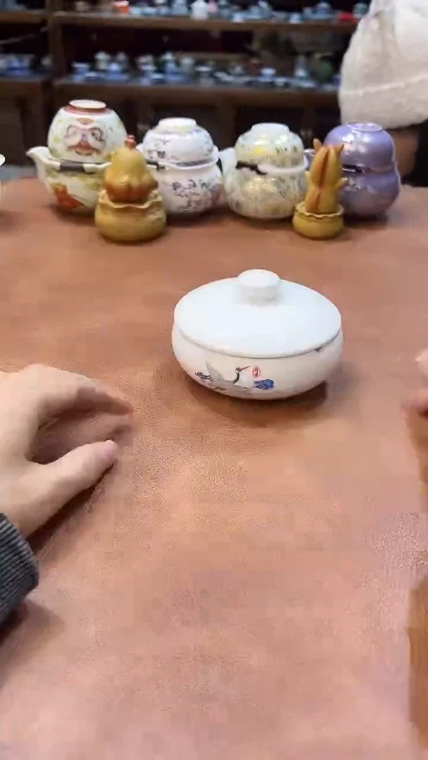 真的很便宜会开片的旅行茶具