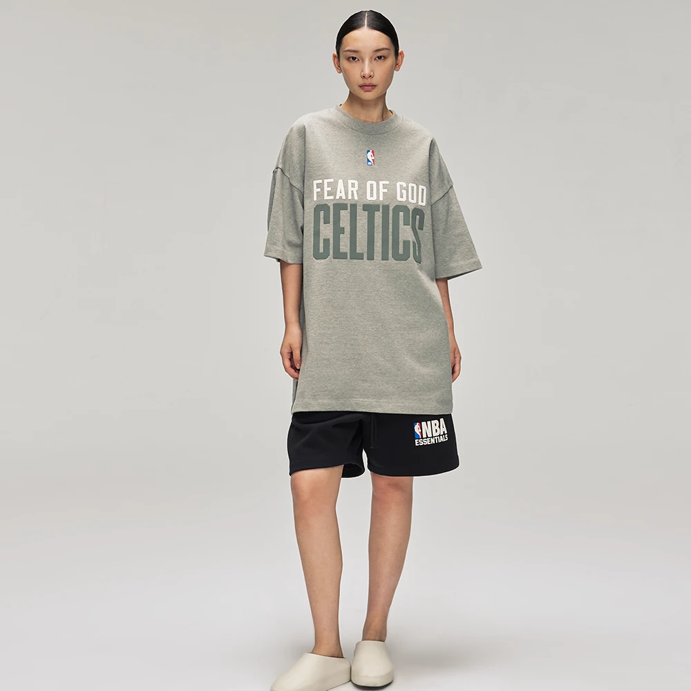 ESSENTIALS FEAR OF GOD 2025 Fall NBA CELTICS联名90'S短袖T恤