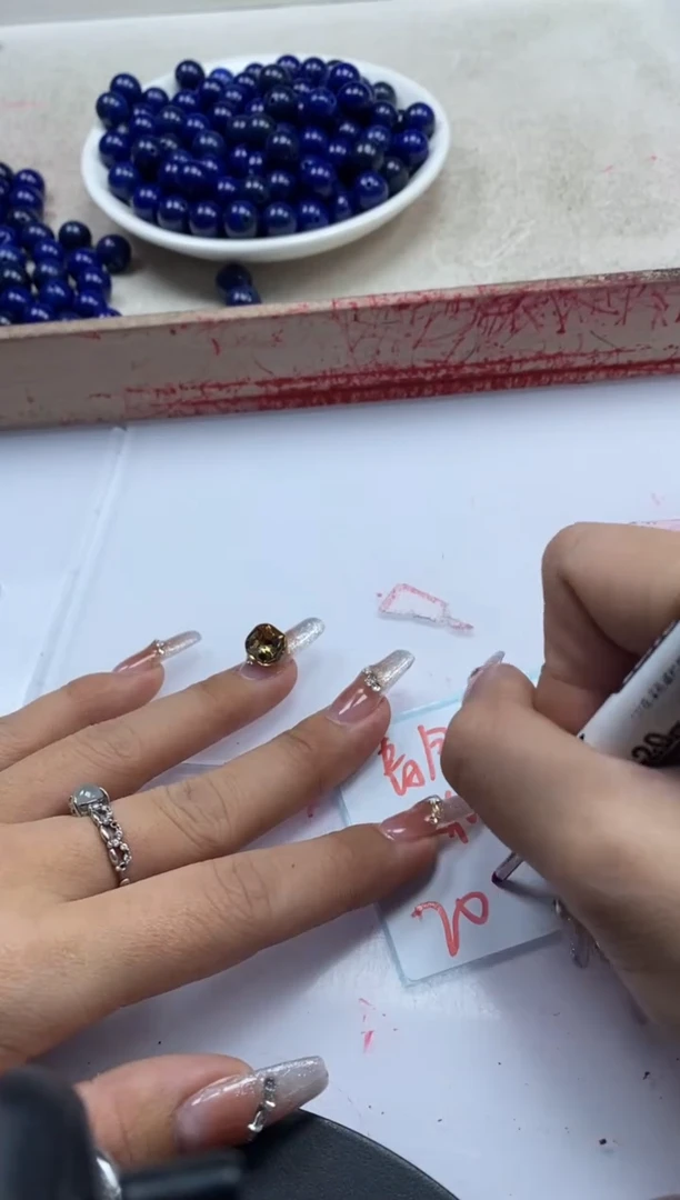 【闪购商品】玛瑙/玉髓颈饰未镶嵌w239青*金石10mm*20颗