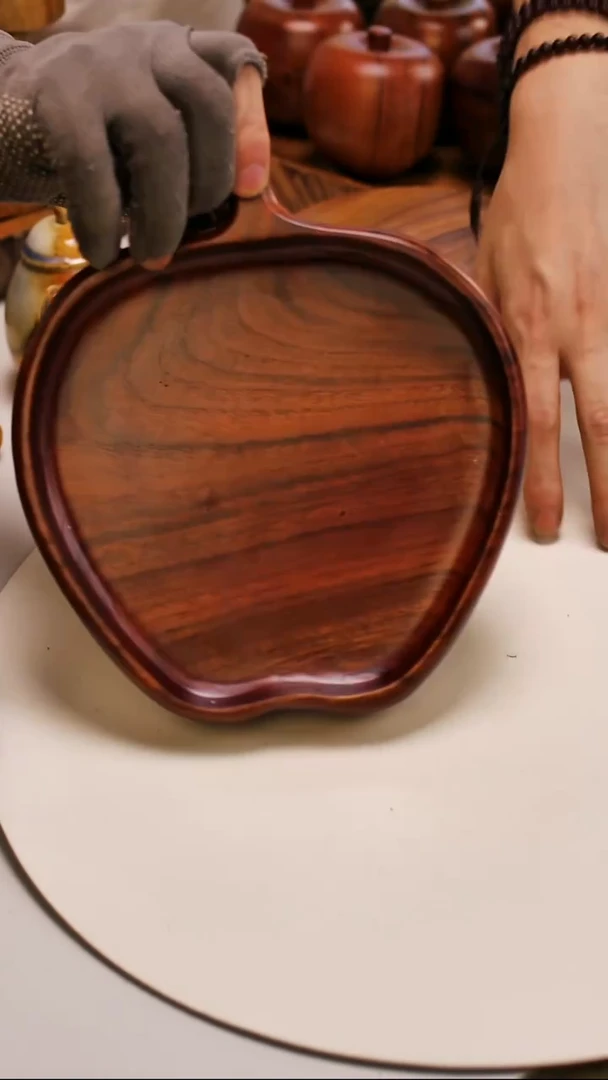 木香樟木摆件/苹果盆