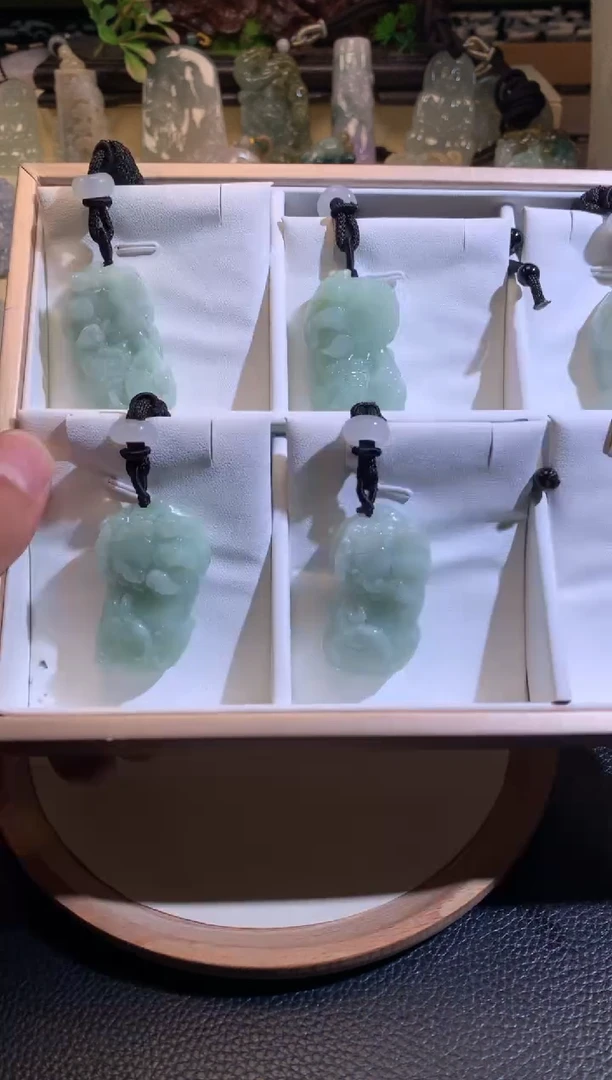 翡翠未镶嵌颈饰6/22/295多样性发其一